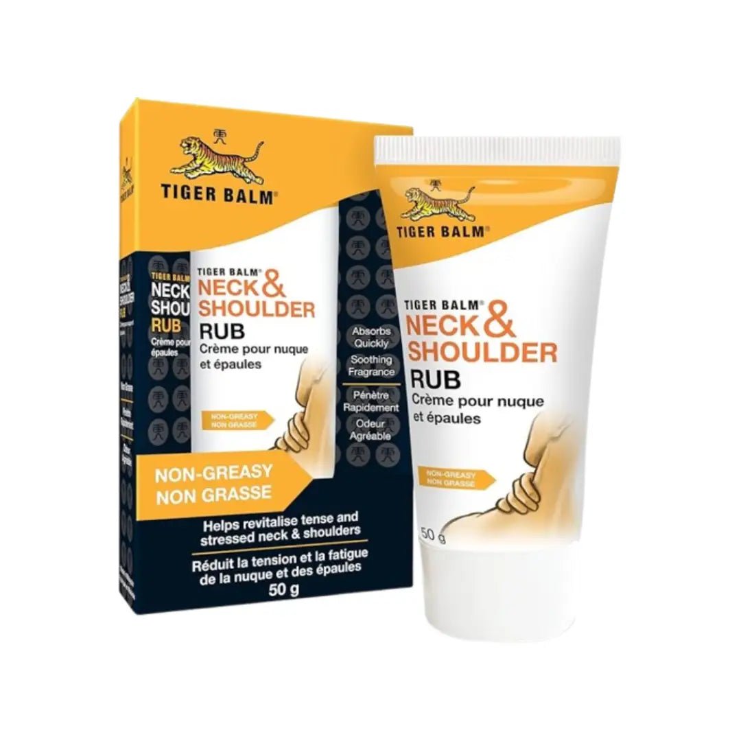 Tiger Balm Neck and Shoulder Rub Non-Greasy 50g – soothing balm for neck and shoulder pain relief