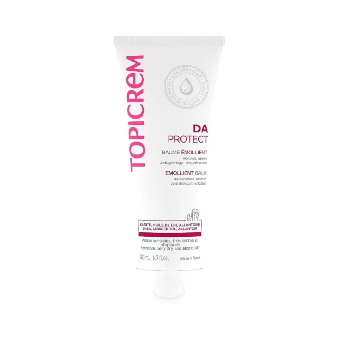 Topicrem DA Protect Emollient Balm 200ml – Intensive Moisturizing Care for Dry & Sensitive Skin