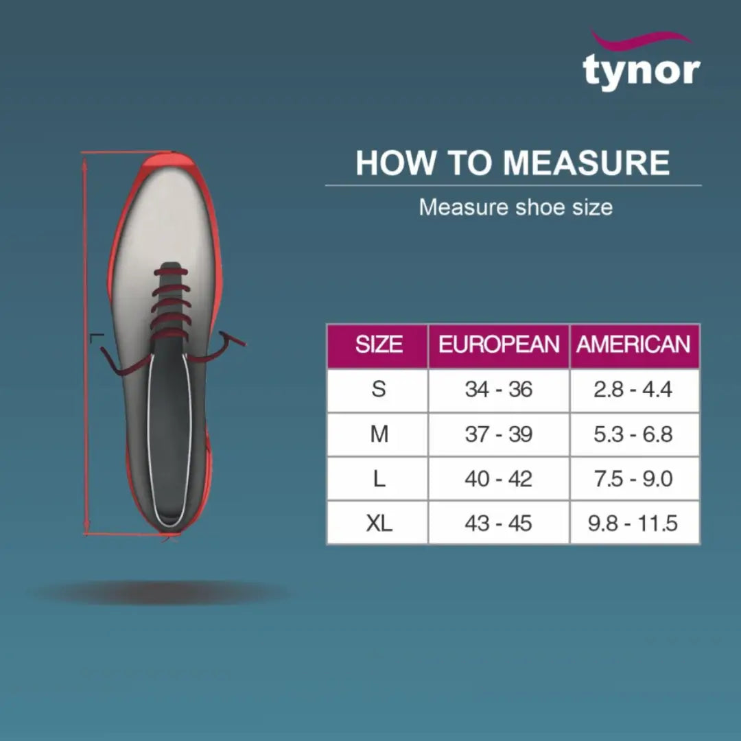Tynor Full Silicone Insole K-01 Medium gel insole pair top view