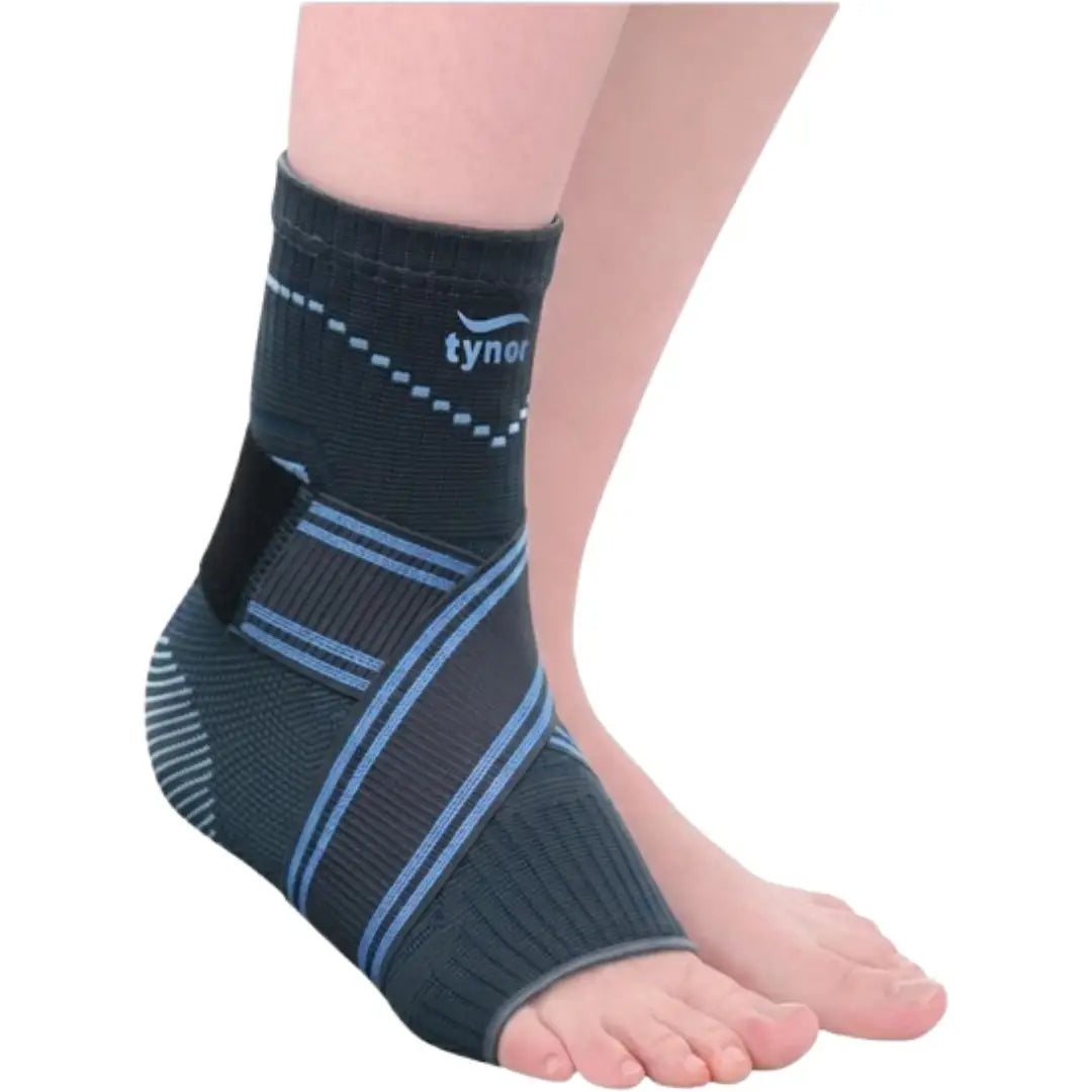 Tynor Ankle Binder D-01 Large adjustable ankle support wrap front view