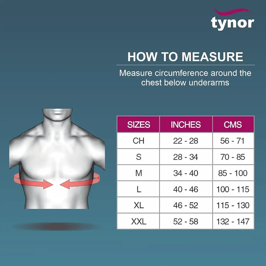 Tynor Clavicle Brace With Fastening Tape C-05 Small