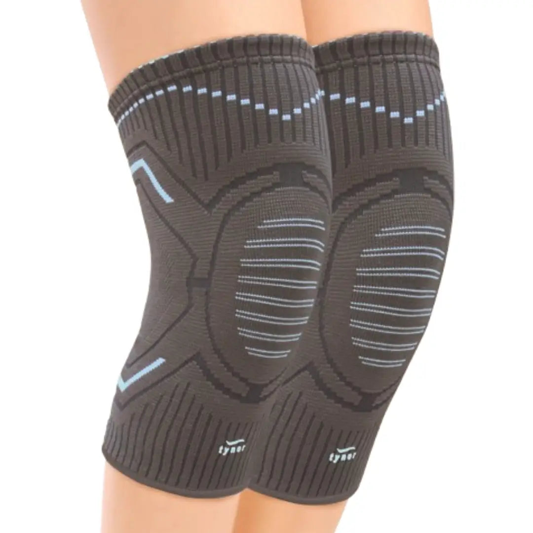 Close-up of Comfeel fabric texture in Tynor knee cap D-23