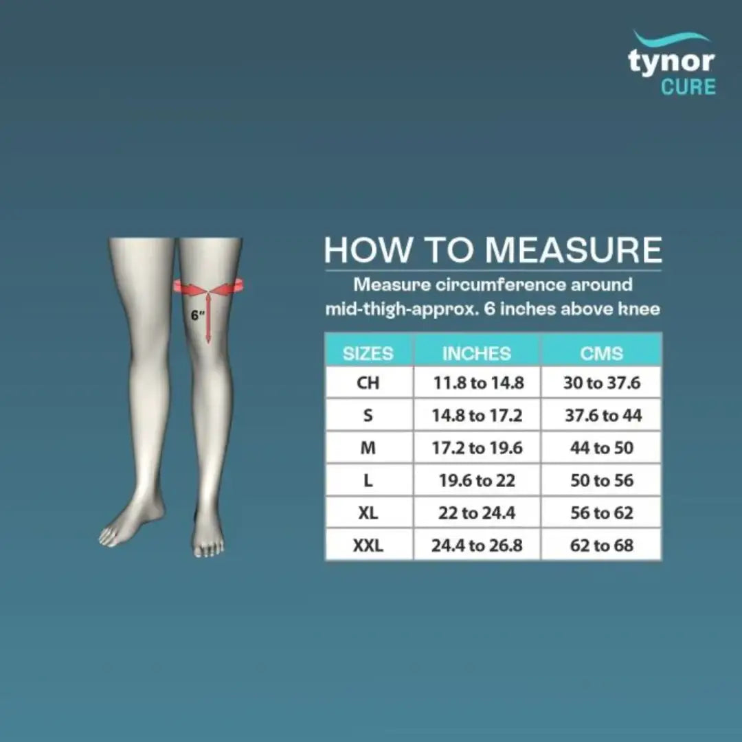 Tynor Knee Cap with Rigid Hinges D-06 XL knee brace front view