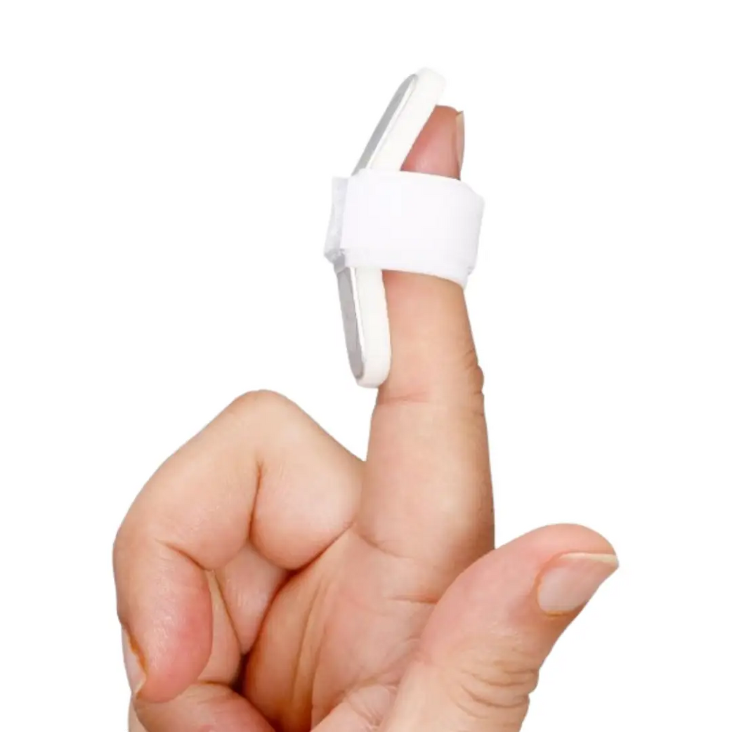Close-up of ventilated design in Tynor finger splint