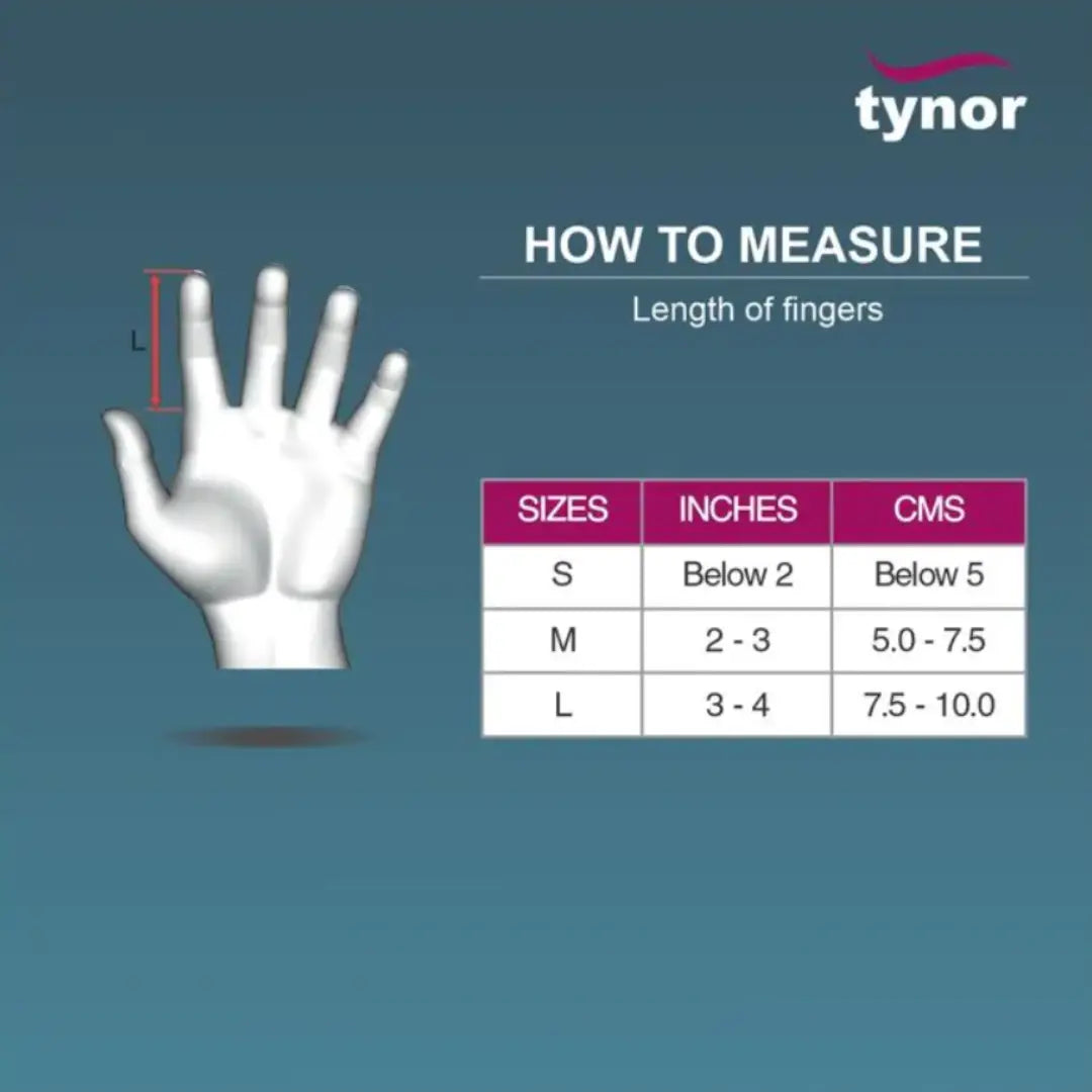 Tynor Frog Splint F-04 Large aluminum finger splint front view