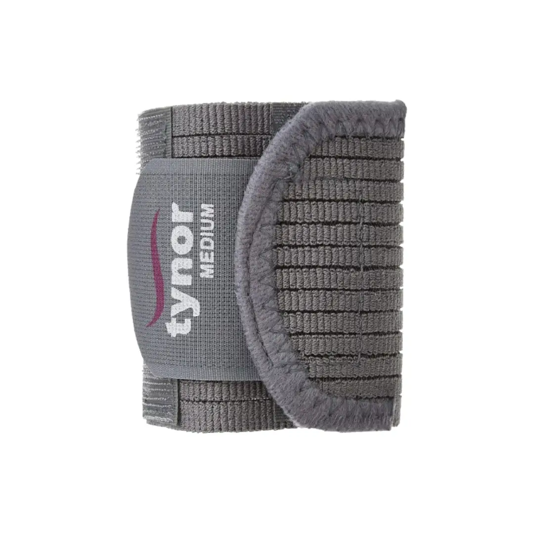 Tynor Wrist Brace with Double Lock E-05 Medium front view showing support straps