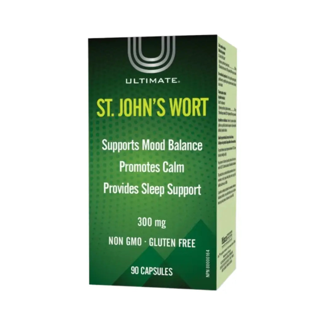 Ultimate St. John's Wort Capsules 90 herbal supplement for mood support and emotional well-being