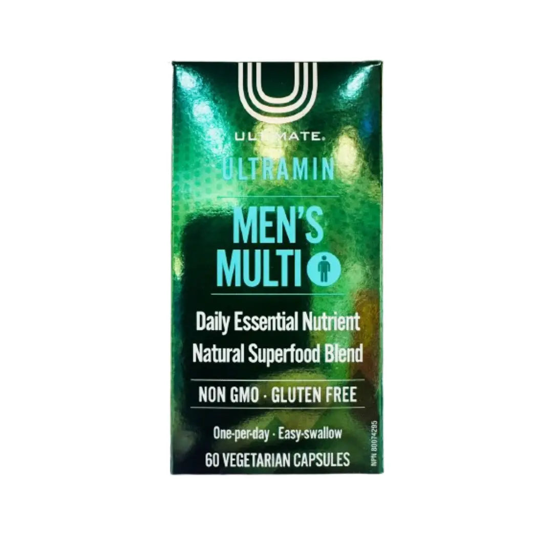 Ultimate Ultramin Men’s Capsules 60s daily multivitamin supplement for men’s health, energy, and wellness