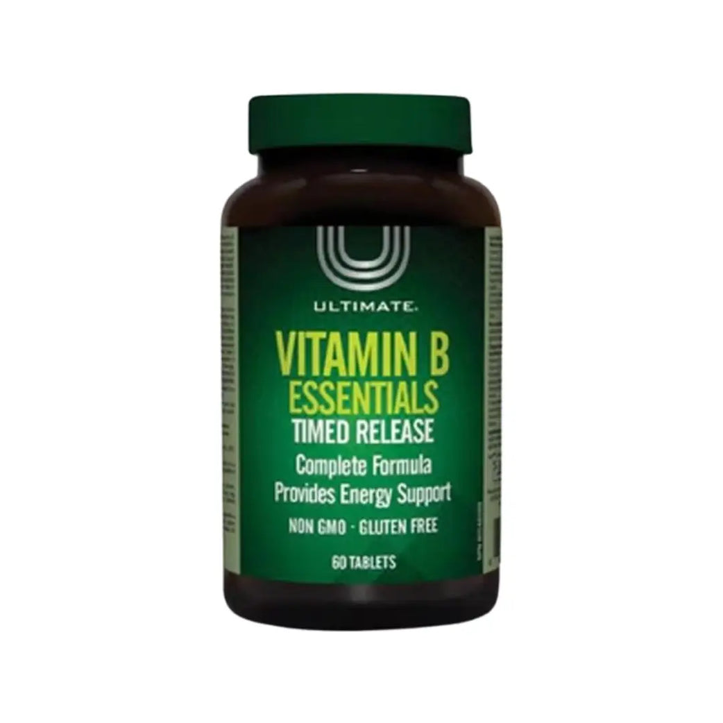 Ultimate Vitamin B Essentials Tablets 60s – Daily B Complex Energy & Metabolism Support Supplement