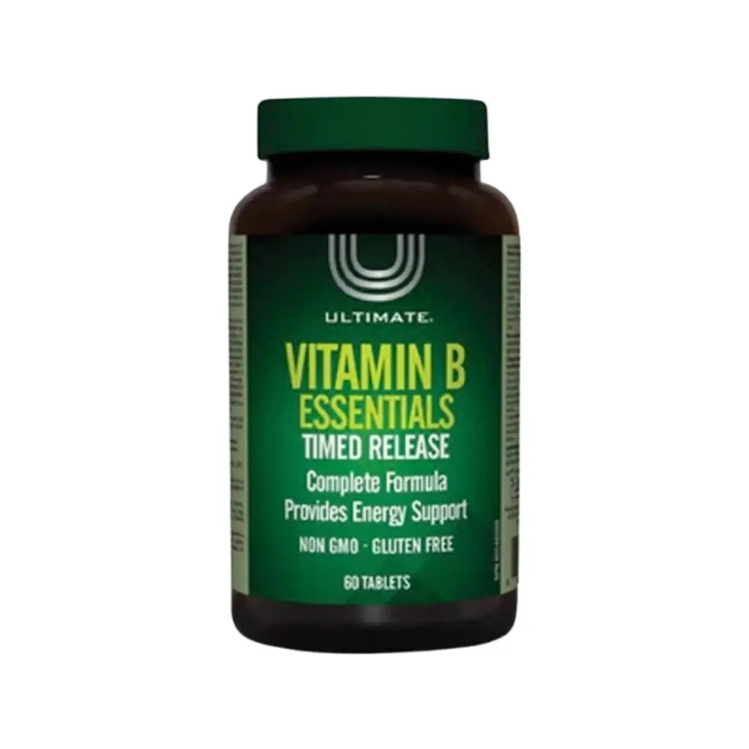 Ultimate Vitamin B Essentials Tablets 60s – Daily B Complex Energy & Metabolism Support Supplement