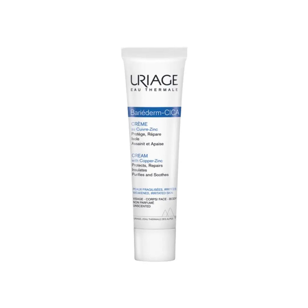 Uriage Bariéderm Cica-Cream T 100ml protective face and body cream for dry and sensitive skin.
