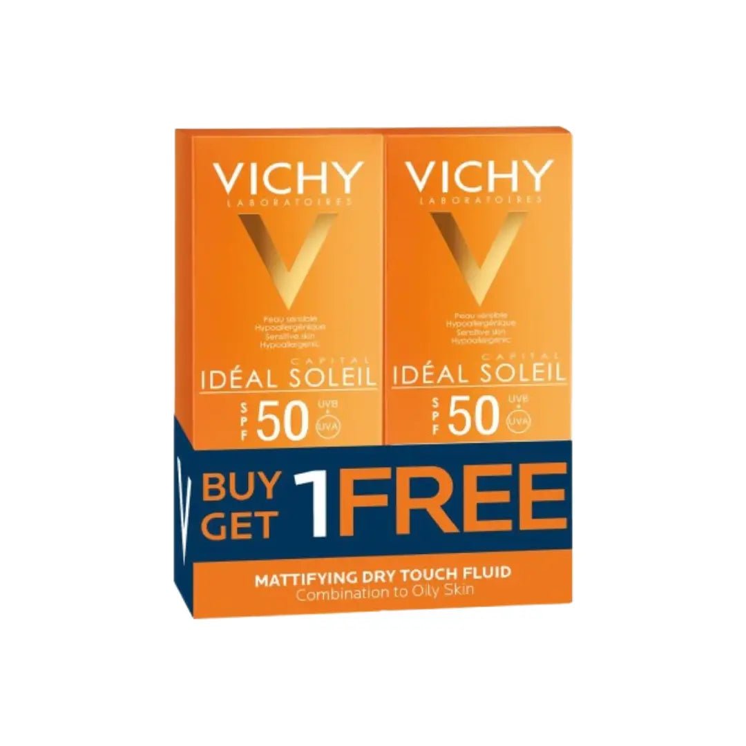 VICHY Capital Soleil Mattifying Dry Touch Fluid 1+1
