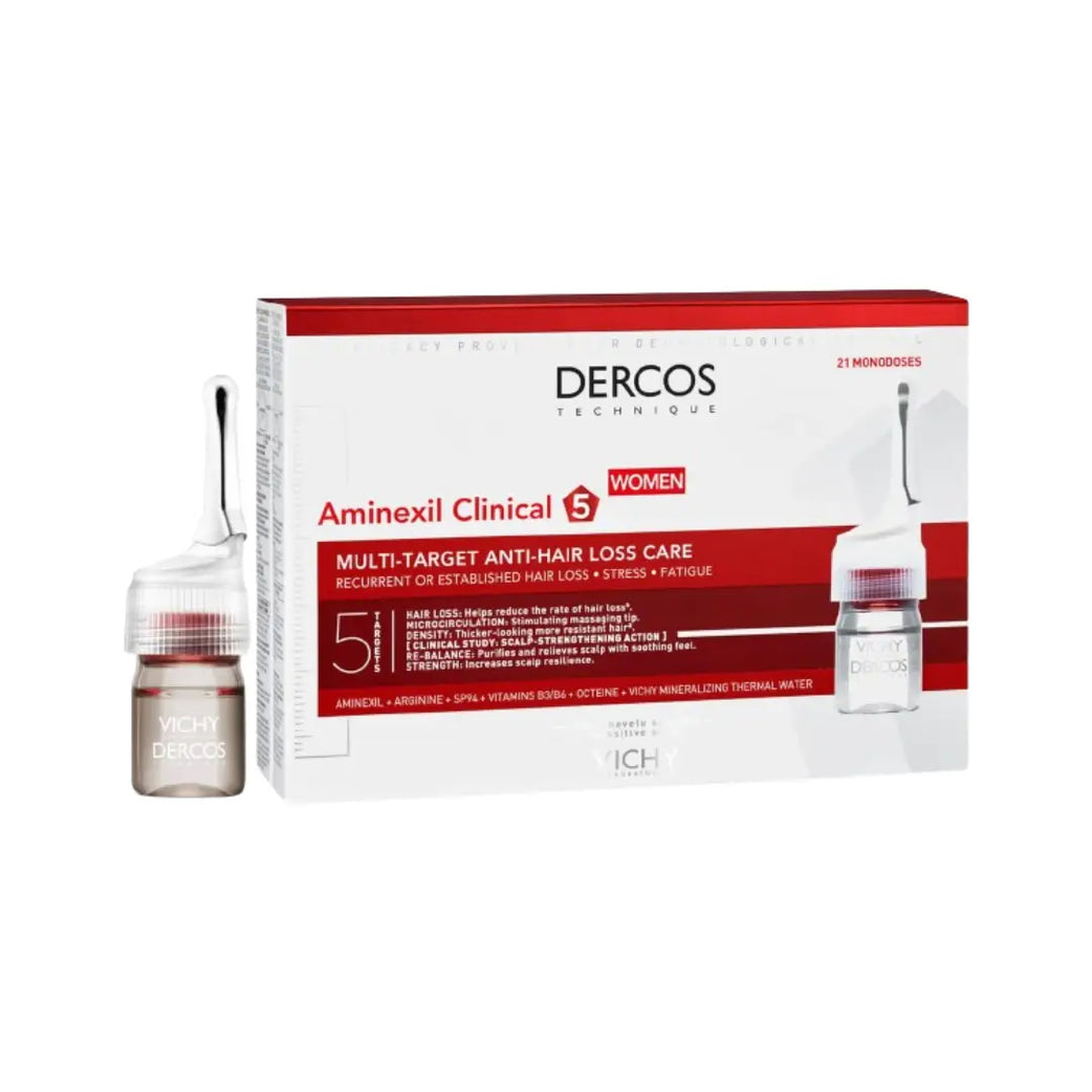 VICHY Decros Aminexil Clinical 5 Women Hair Loss Care 21s