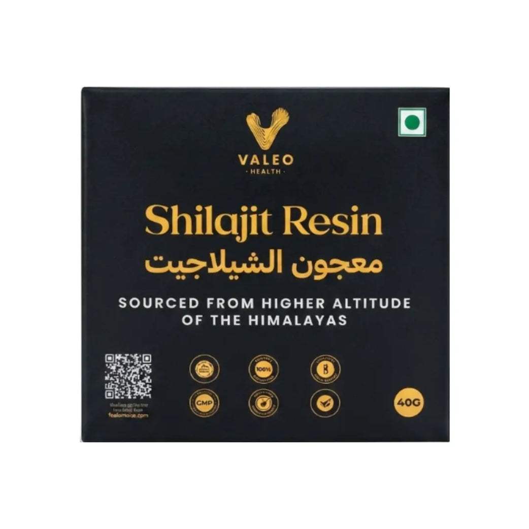 Valeo Shilajit Resin 40g – Natural Mineral Resin Food Supplement