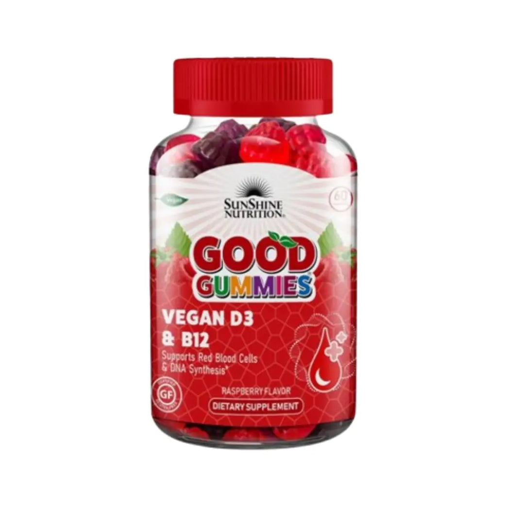 Sunshine Nutrition Vegan D3 & B12 Good Gummies 60s