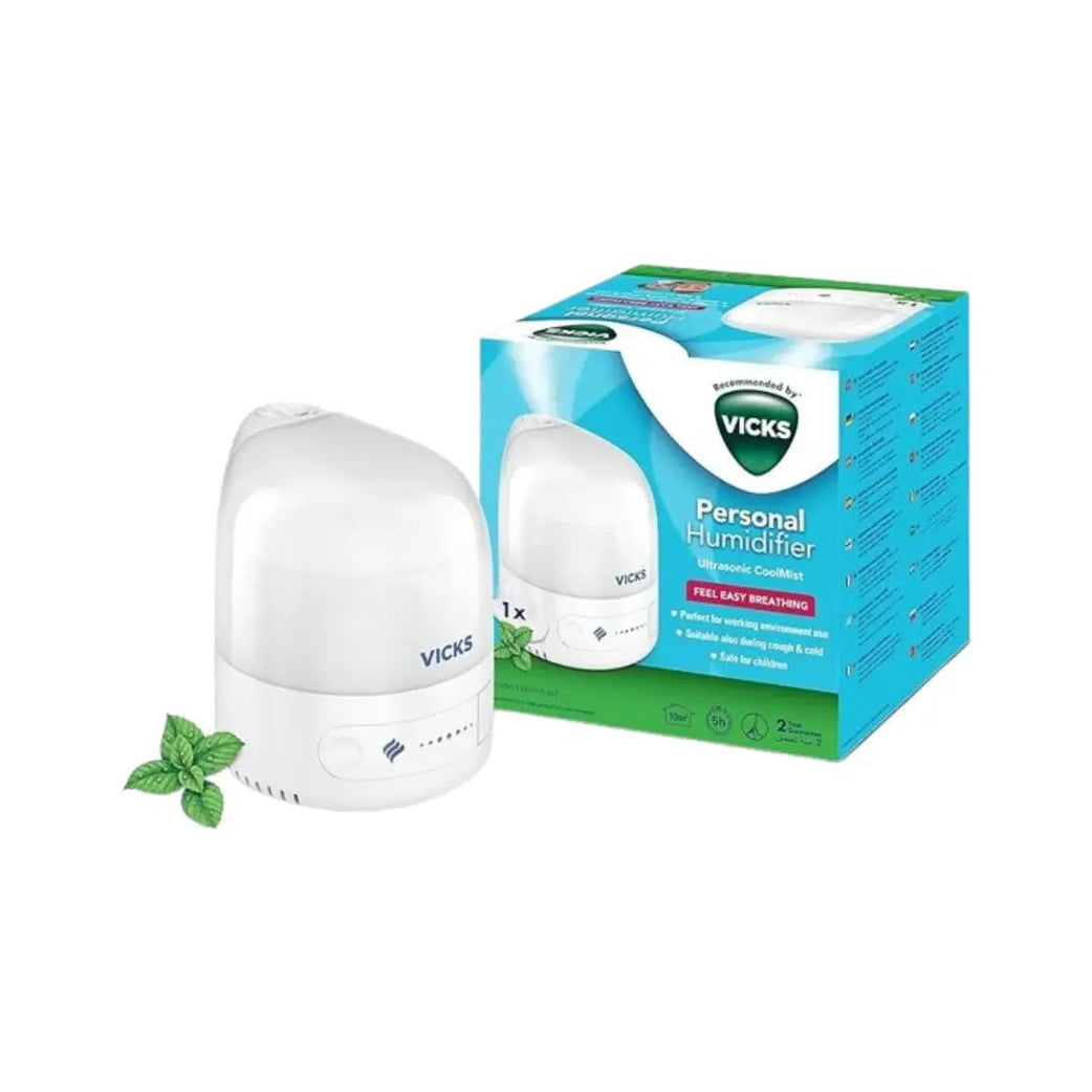 Vicks Mini Humidifier Vicks Personal Humidifier Ultrasonic Mini Cool Mist – Med7 Online