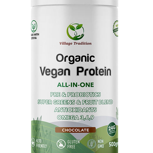 Village Tradition Organic Vegan Protein All-In-One 500g