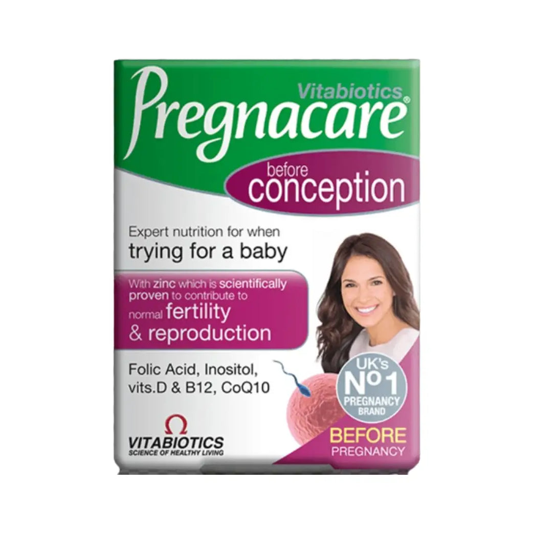 Vitabiotics Pregnacare Before Conception Tablets 30s preconception supplement with folic acid, vitamins, and minerals to support fertility and healthy pregnancy preparation