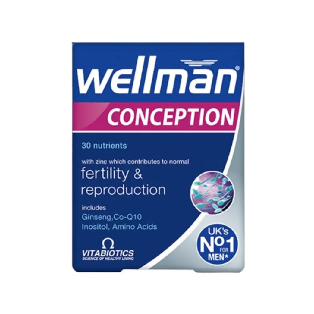 Vitabiotics Wellman Conception Tablets 30s nutritional supplement supporting men's overall wellness