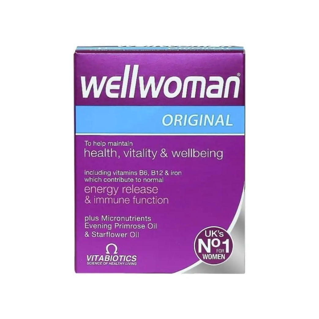 Vitabiotics Wellwoman 30 Capsules daily multivitamin and mineral supplement for women’s health