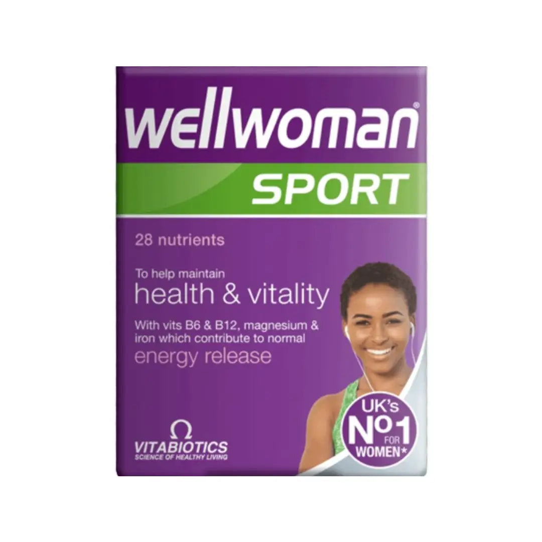 Vitabiotics Wellwoman Sport Tablets 30s daily multivitamin and mineral supplement for active women