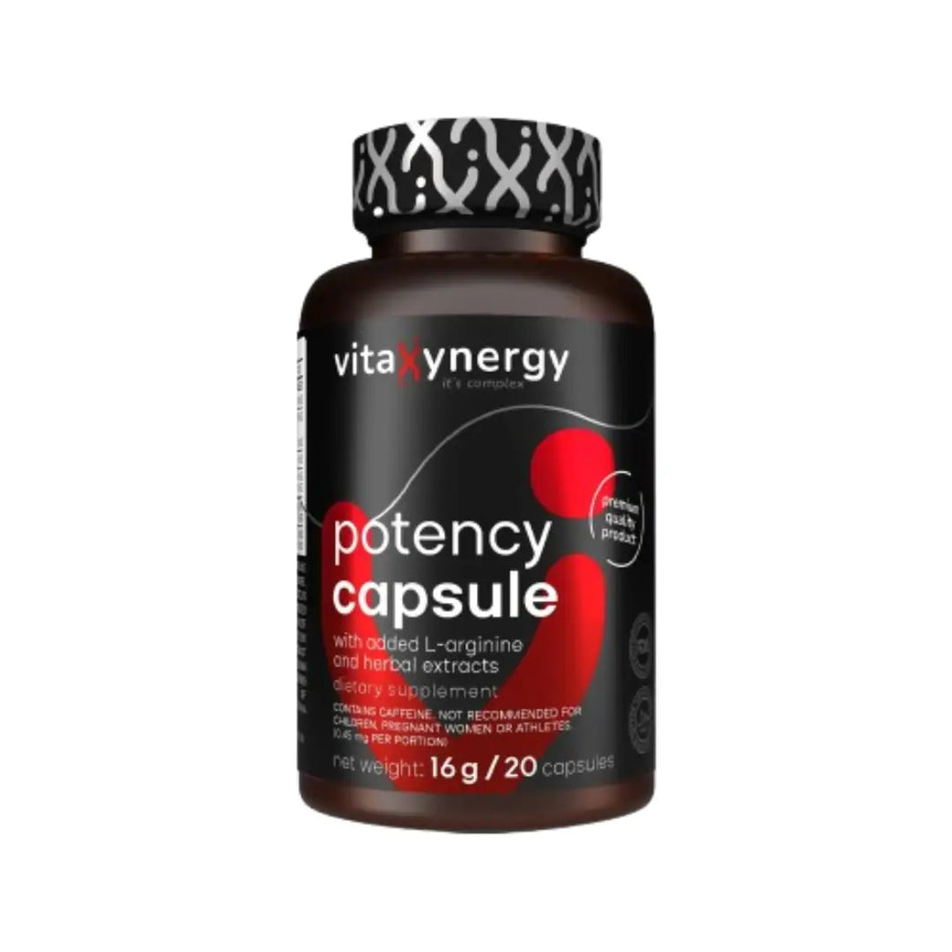 Vitaxynergy Potency Capsules 20s – Energy, Stamina & Vitality Support Supplement