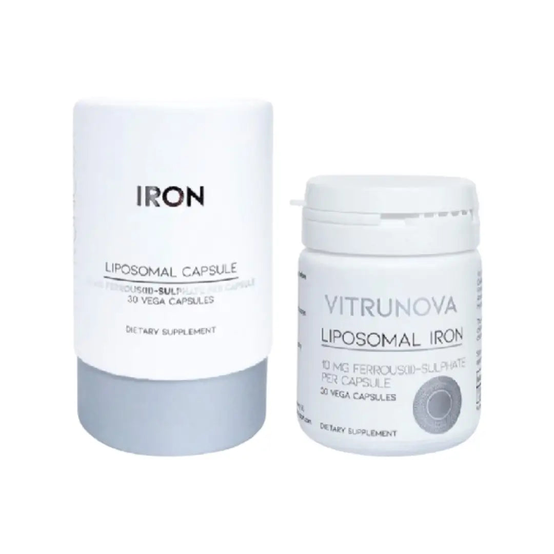 Vitrunova Iron Liposomal 30s dvanced iron supplement for energy, vitality, and anemia support