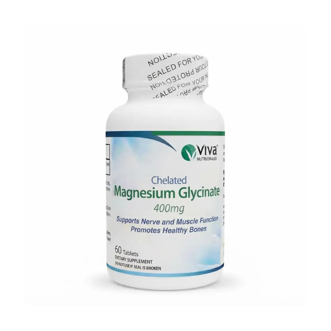 Viva Chelated Magnesium Glycinate 400mg Tablets 60s