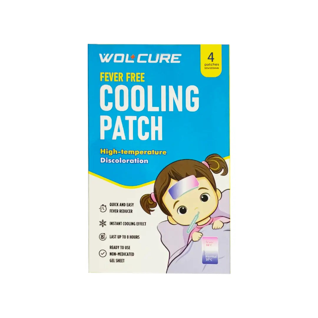 WOLCURE Fever Free Cooling Patch 50*120mm 4s