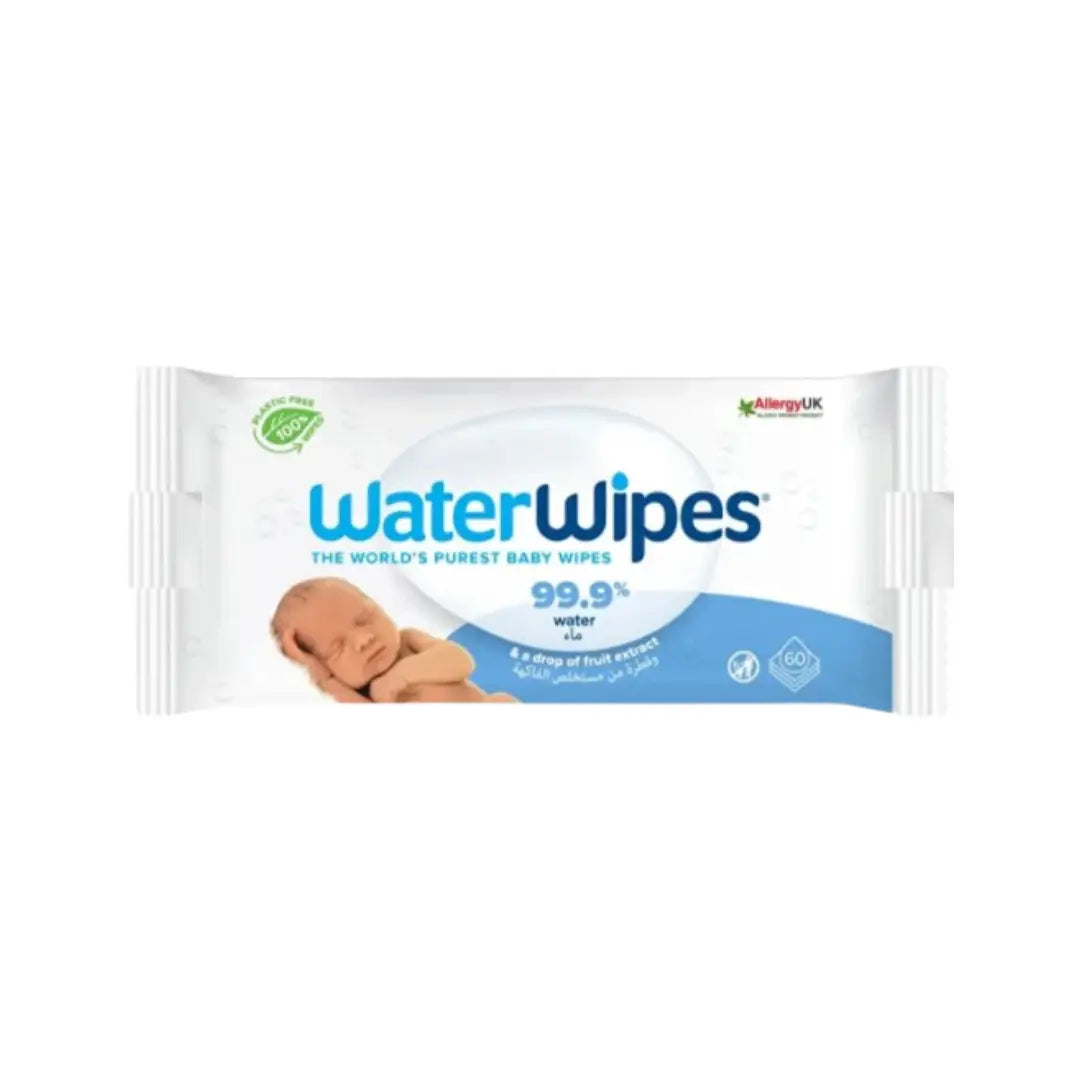Allergy Uk Water Wipes Baby 60s