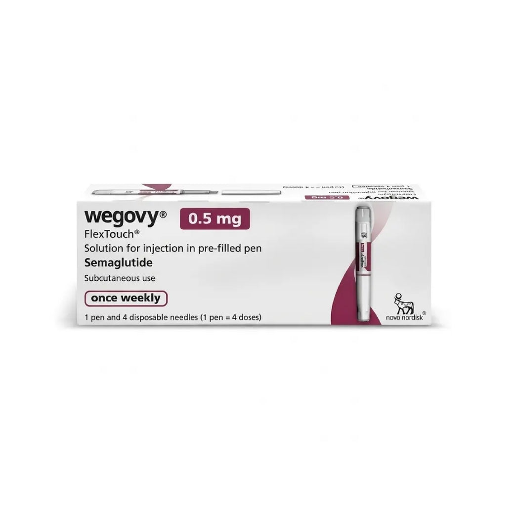 Wegovy 0.5mg FlexTouch Injection Pen + 4 Needles