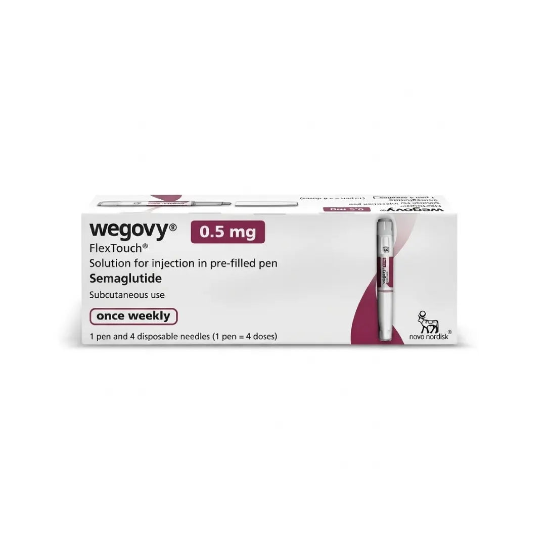 Wegovy 0.5mg FlexTouch Injection Pen + 4 Needles