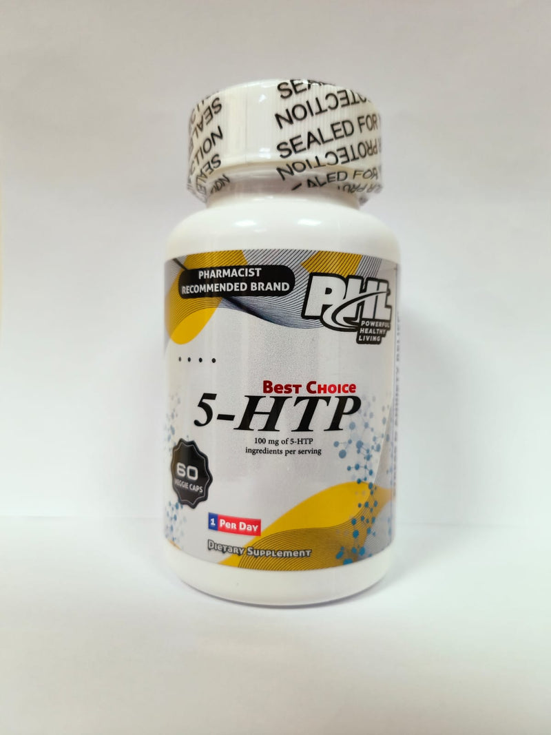 PHL 5-Hydroxytryptophan (5 - HTP)  Capsules 60's (1+1) PREMO .