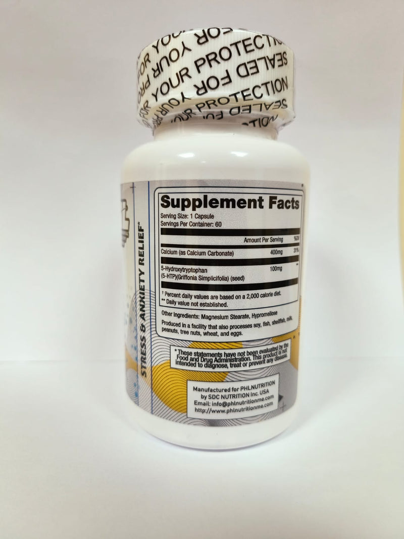 PHL 5-Hydroxytryptophan (5 - HTP)  Capsules 60's (1+1) PREMO .