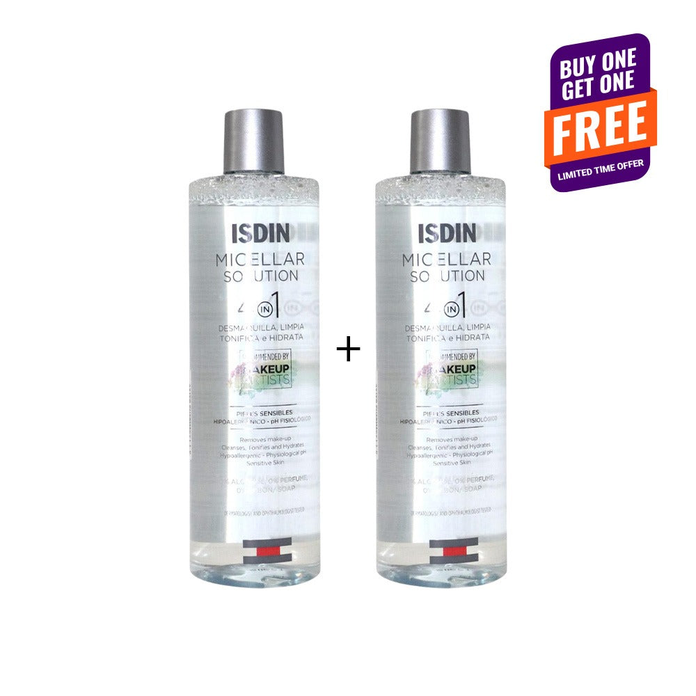 ISDIN MICELLAR SOLUTION 400ML 1+1 PROMO