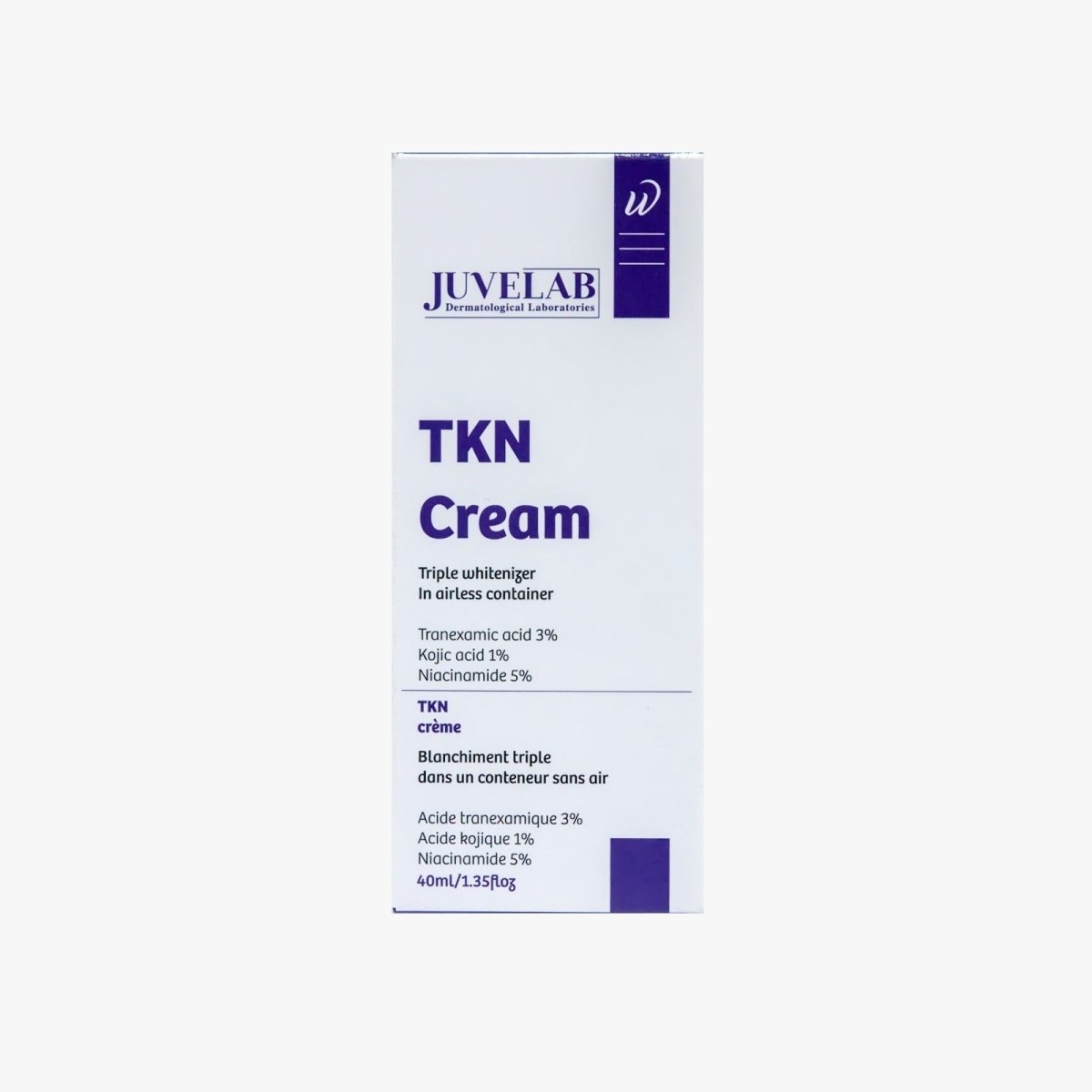 Juvelab TKN Cream For Whitening And Pores Tightening - 40ml