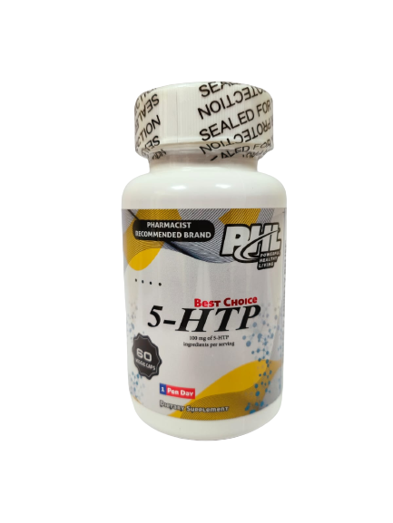 PHL 5-Hydroxytryptophan (5 - HTP)  Capsules 60's (1+1) PREMO .