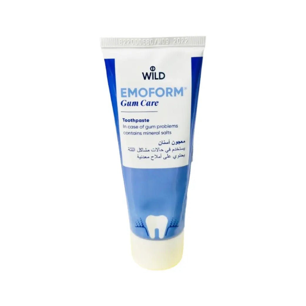 Wild Emoform Gum Care Toothpaste 75ml – Daily Gum Care Toothpaste for Oral Hygiene & Fresh Breath