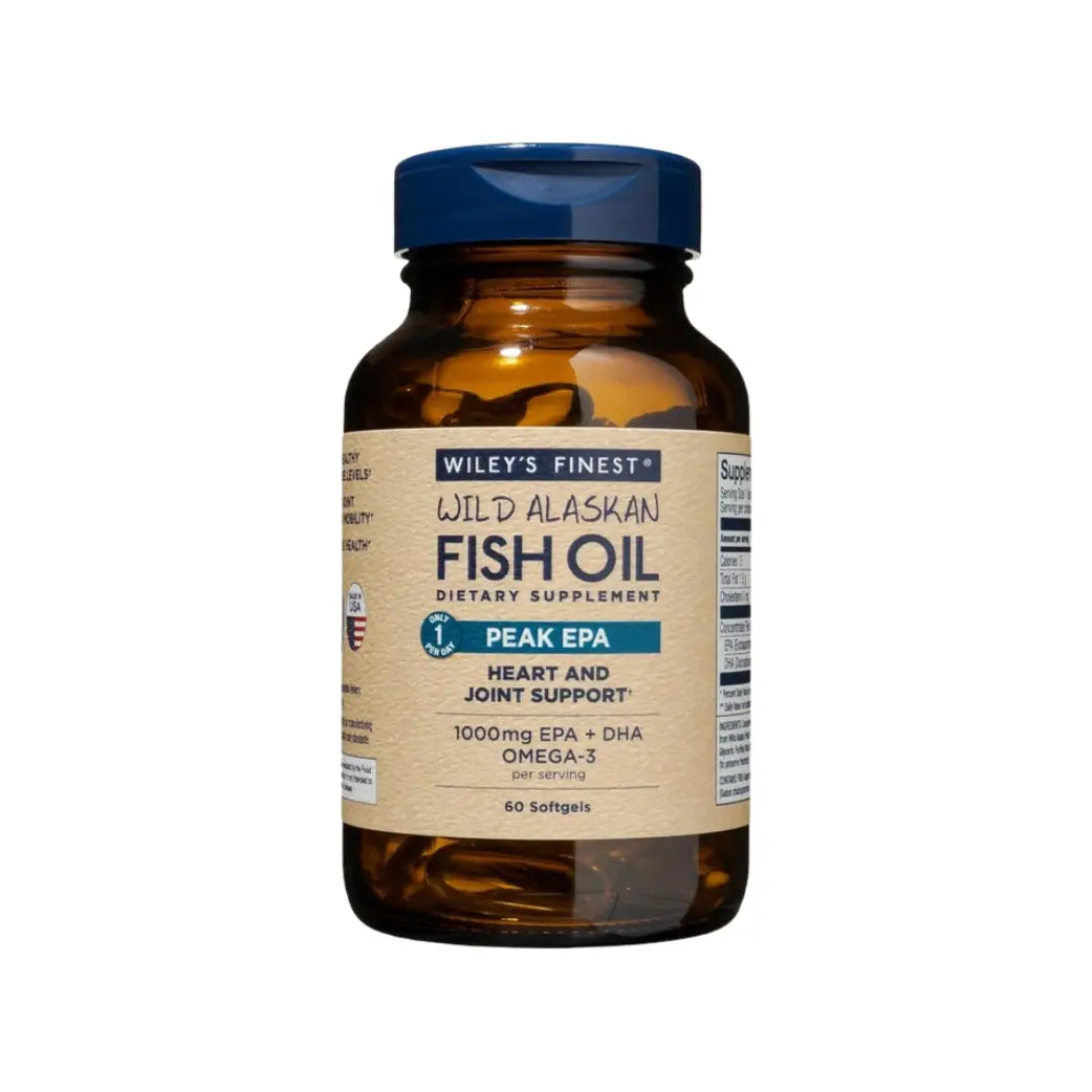 Wileys Finest Fish Oil Peak EPA + DHA Omega 3 1000MG Softgel 60s