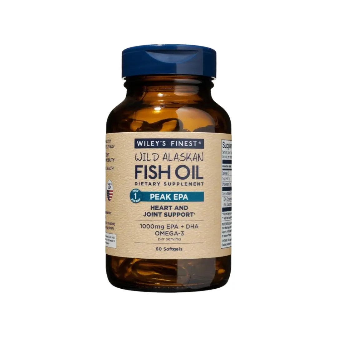 Wileys Finest Fish Oil Peak EPA + DHA Omega 3 1000MG Softgel 60s