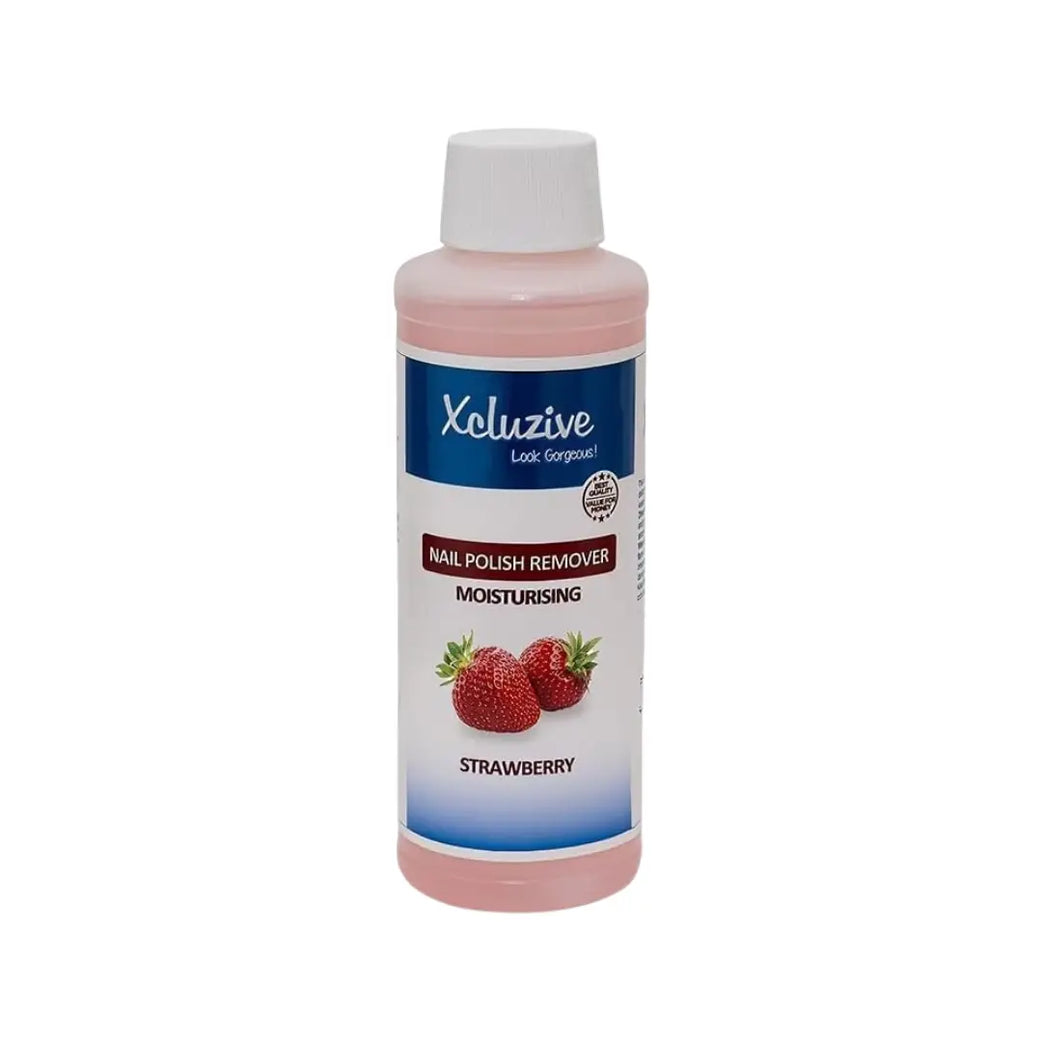 Xclusive Nail Polish Remover Strawberry 120ml | Strawberry Scented Nail Polish Remover