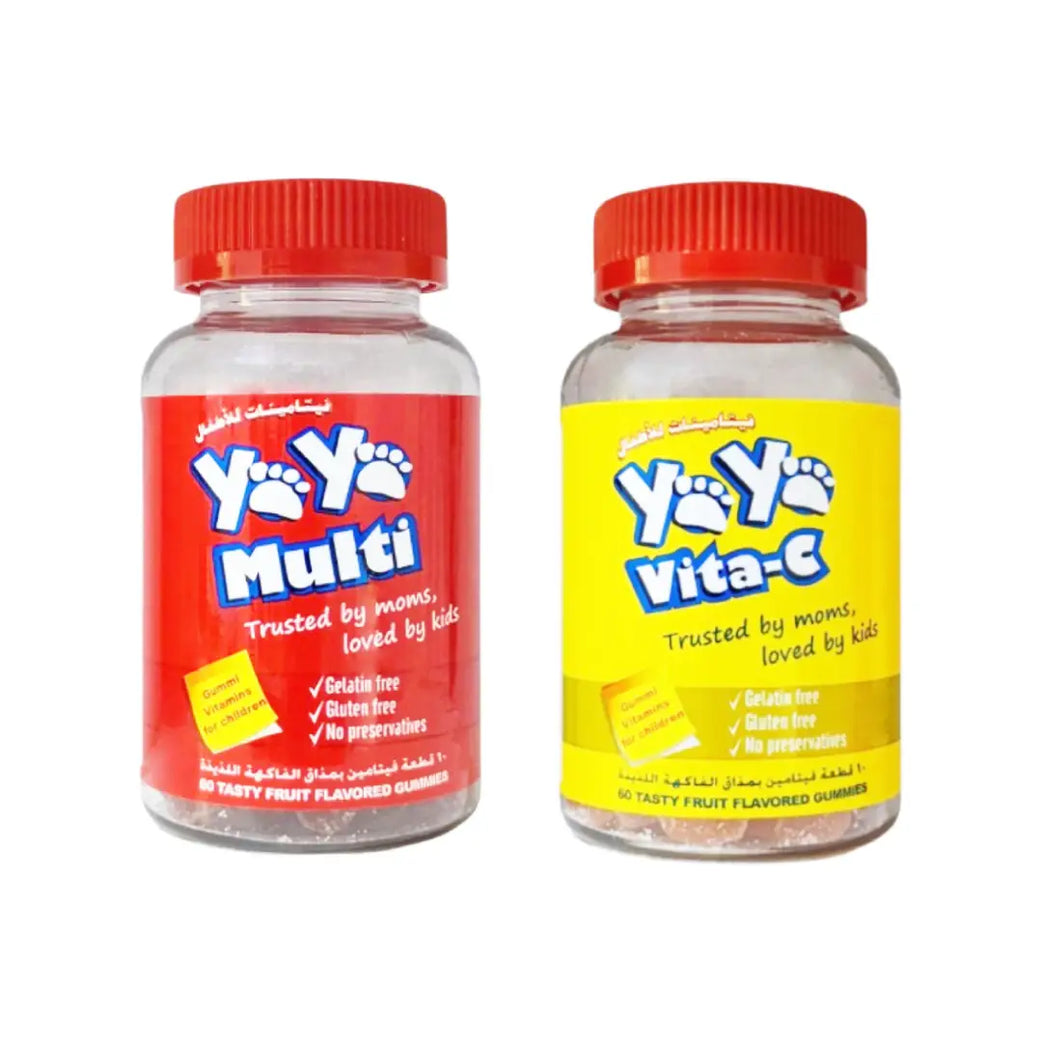 YAYA Multi Vit Gummies 60s + Vita C Gummies 60s