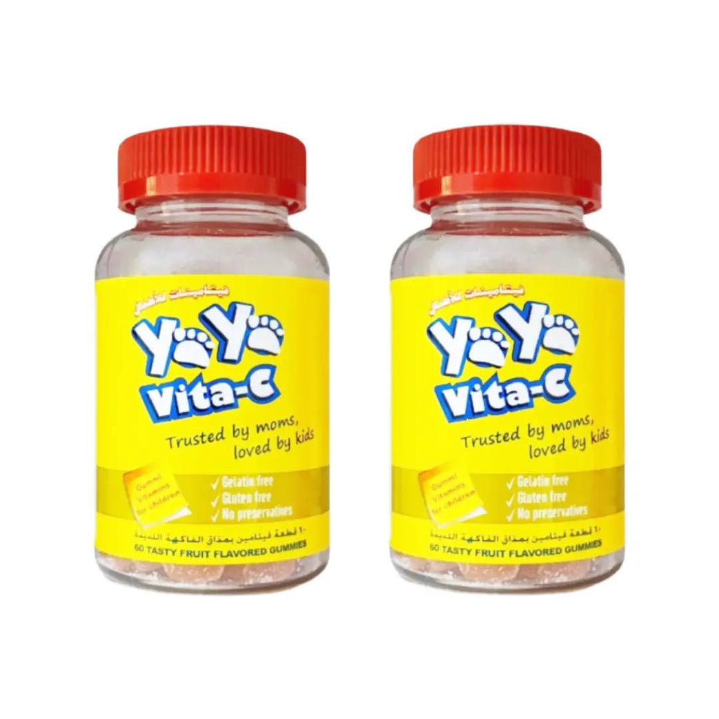 YAYA Vitamin C Fruit Flavored Gummies 60s chewable vitamin C supplement for immunity and overall health