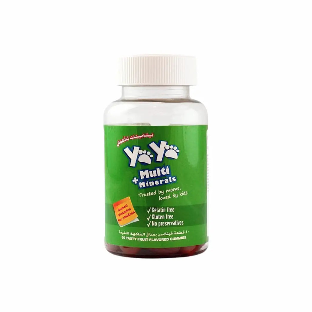 YAYA Multi +  Mineral Fruit Flavored Gummies 60s