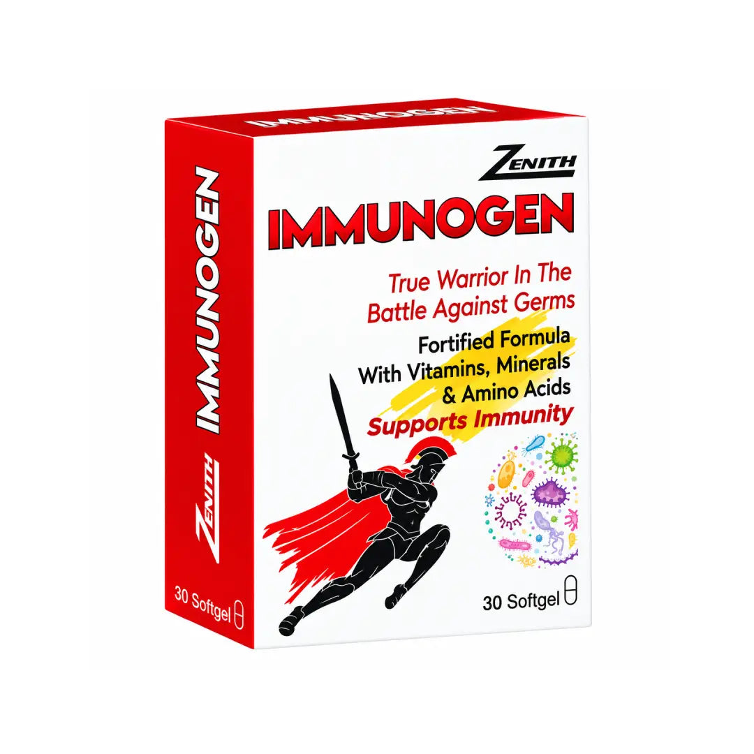 Zenith Immunogen Softgel 30s – Vitamins, Minerals & Amino Acids Supplement