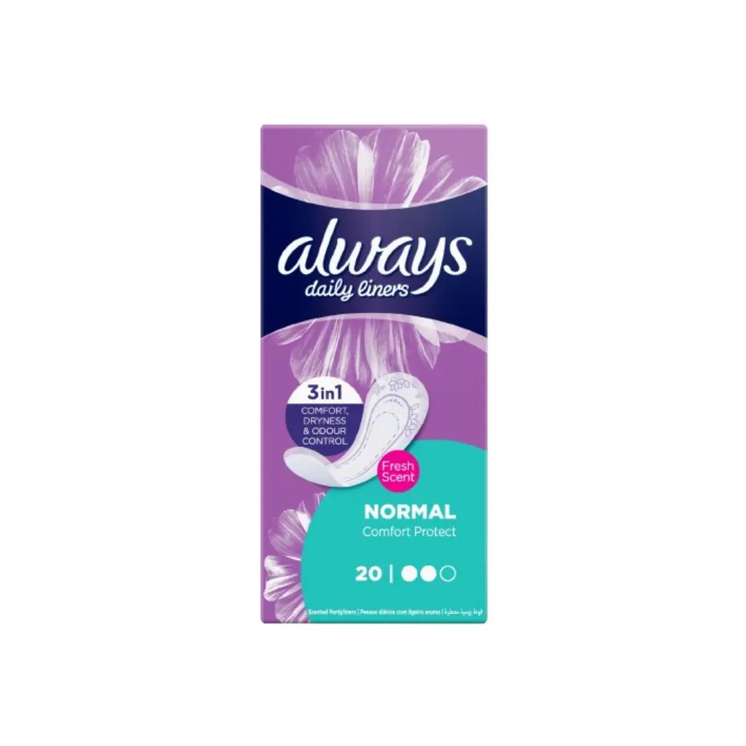 Always Daily liners Normal Comfort Fresh Scent  20S