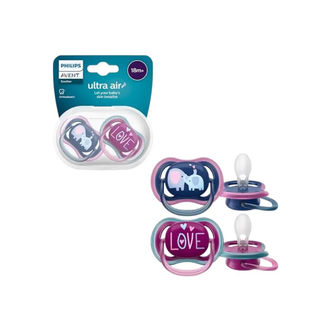 Philips Avent Ultra Air Soother 18M+ Girl SCF349/22