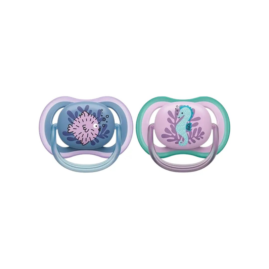 Philips Avent Ultra Air Pacifier 6-18M Girl 2s SCF085/61