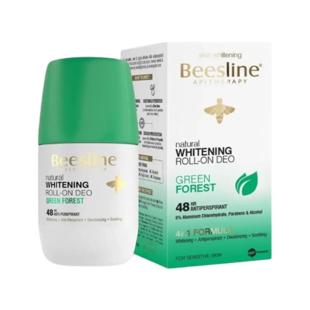 Beesline 4in1 Natural Whitening 48H Deo Roll On Green Forest 50ML