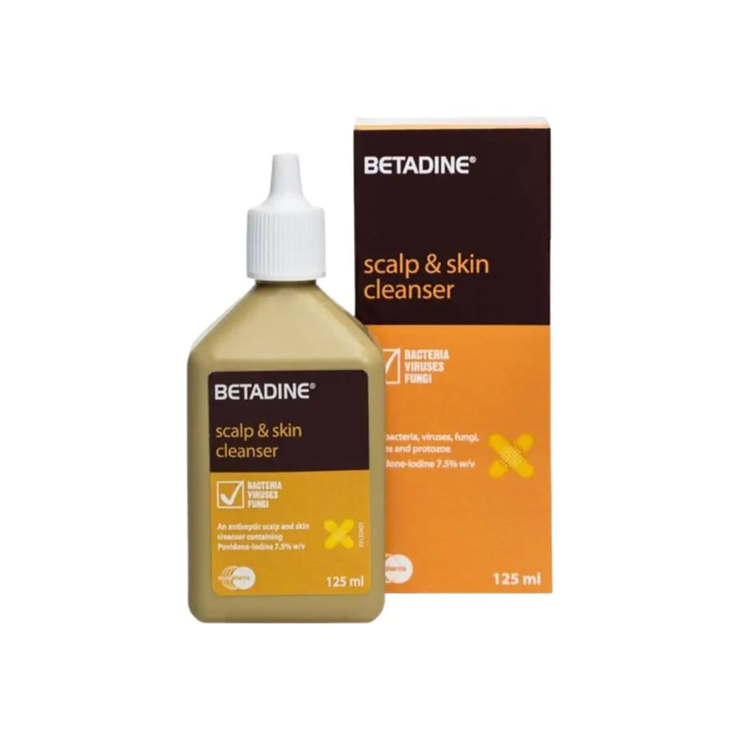 Betadine Scalp & Skin Cleanser 125ML